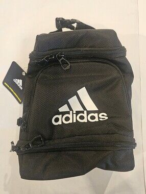 Adidas Black Lunch Bag with White Logo